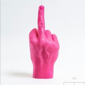 MIDDLE FINGER CANDLE